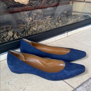 Elegant Navy Blue Women's Flats
